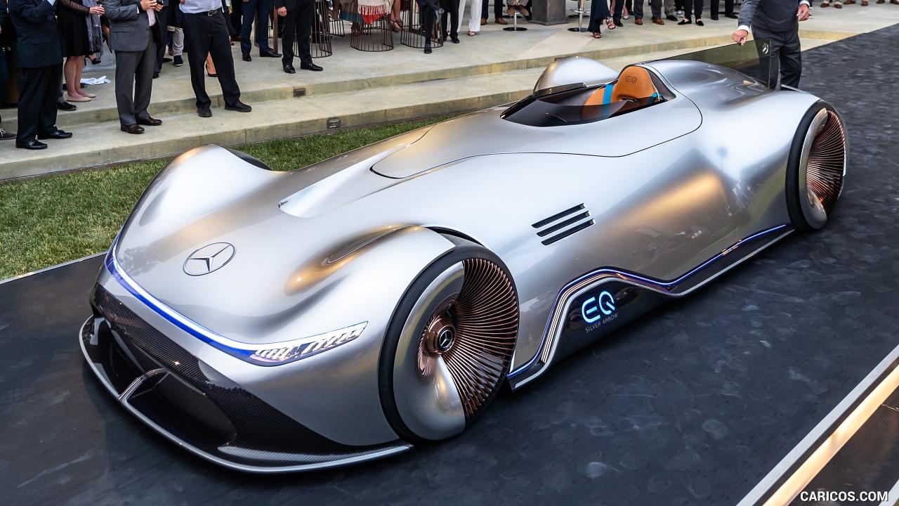 2018 Mercedes Benz Vision EQ Silver Arrow Concept