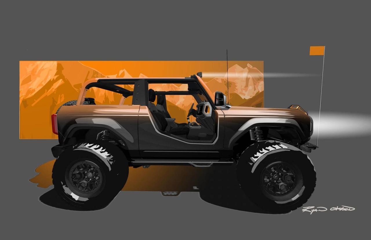 2020 Ford Bronco Badlands Sasquatch 2 Door Concept